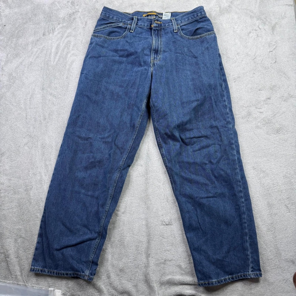 intage Levis SilverTab Baggy Blue Jeans Skater Street Y2K 2001 Men's 32x34